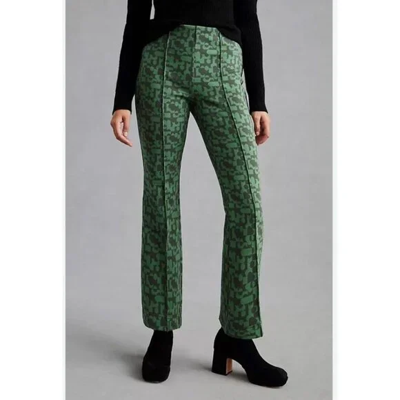 Maeve Anthropologie The Margot Kick Flare Pants Size XS NWT - Picture 2 of 14
